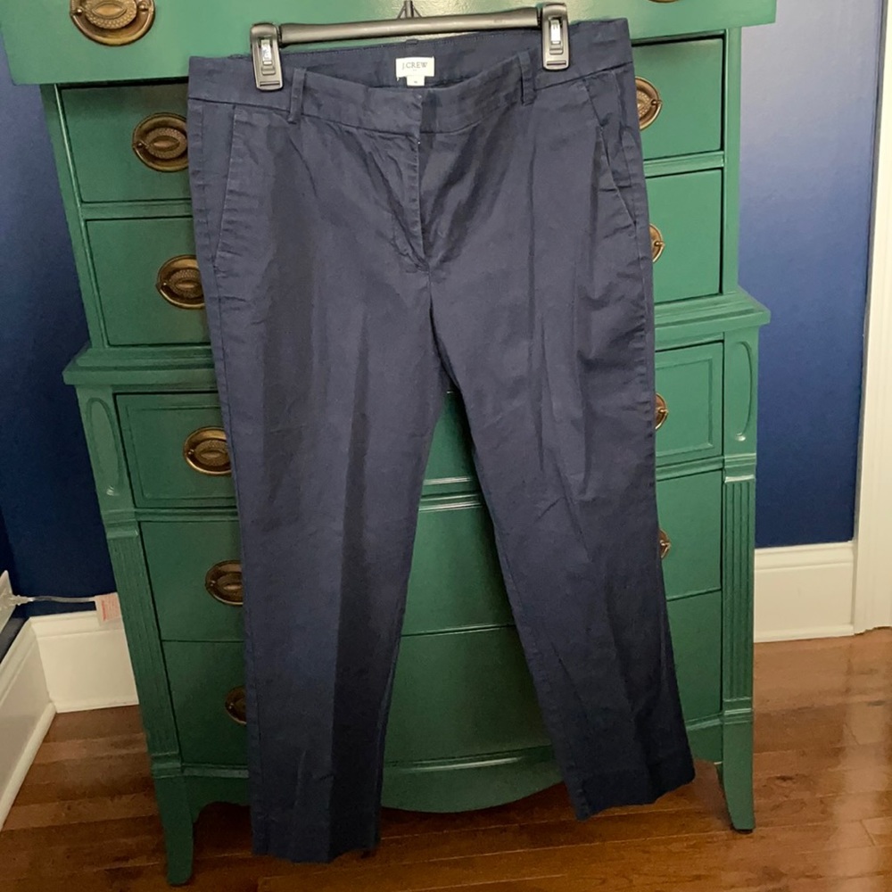 J Crew Navy Ankle Pants